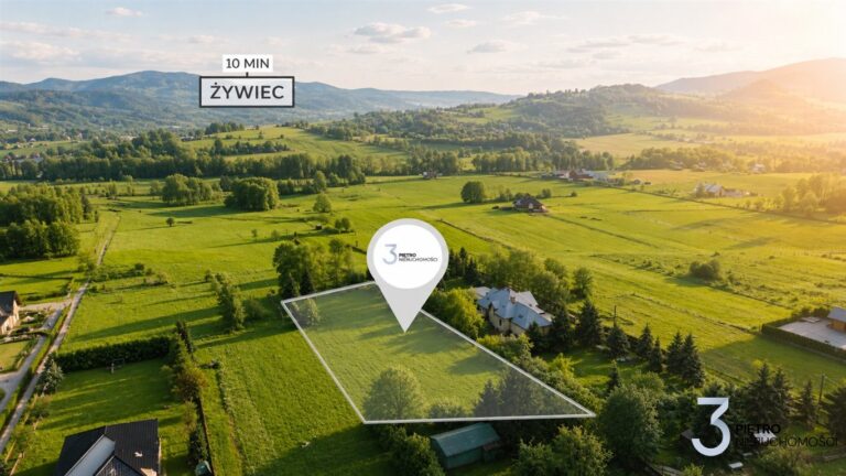 Piękna działka, media obok w działce!