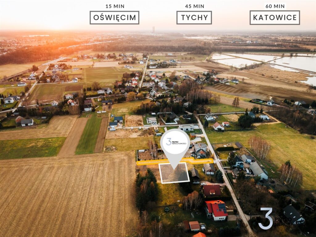 Działka budowlana w pobliżu stawów!