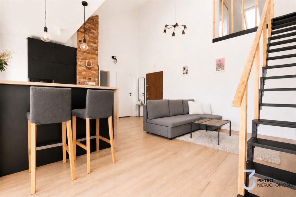 Nowoczesny apartament z antresolą